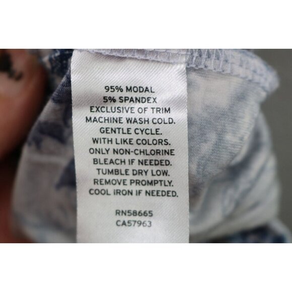 Nordstrom Lingerie Women's Pajama Set-Medium-Drawstring-Floral - Picture 14 of 16